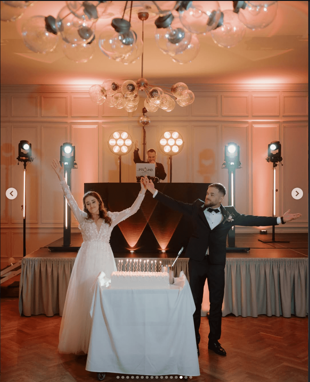 Moderovanie krájania torty – svadobný DJ Timotej Mokrý